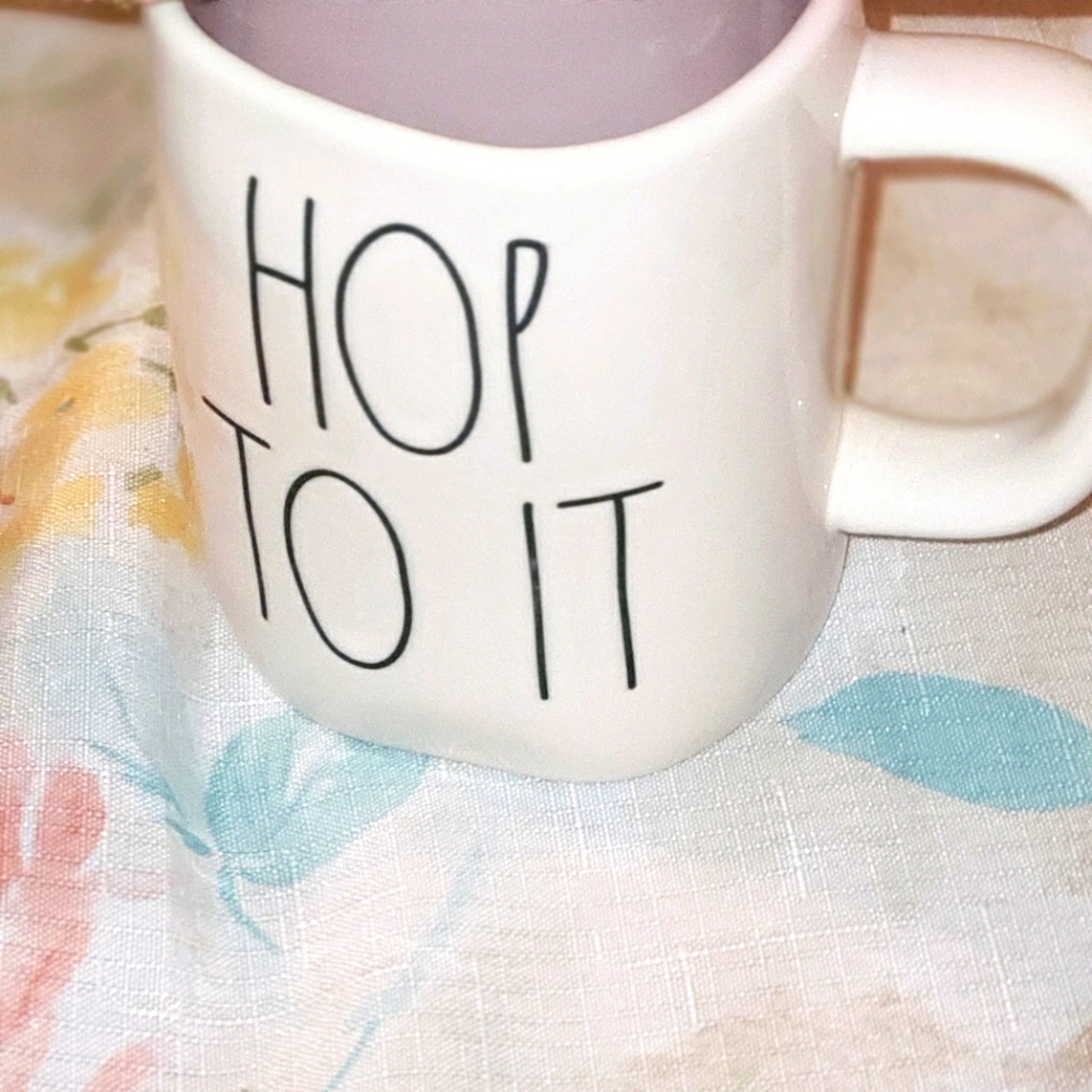 Rae Dunn Hop To It Mug